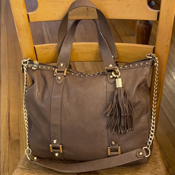 Juicy Couture Handbags - Juicy Couture Leather Tote Shoulder Bag with Studs